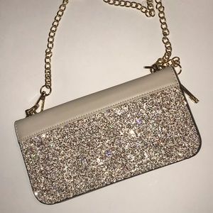 Aldo Glittery Crossbody Wallet